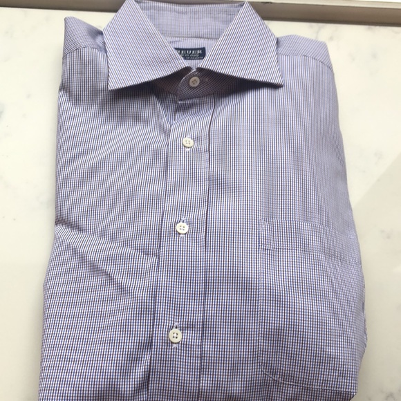 Like new! Breuer men’s shirt size 15 ½ 40 (Italian) made in Italy! - Picture 2 of 3